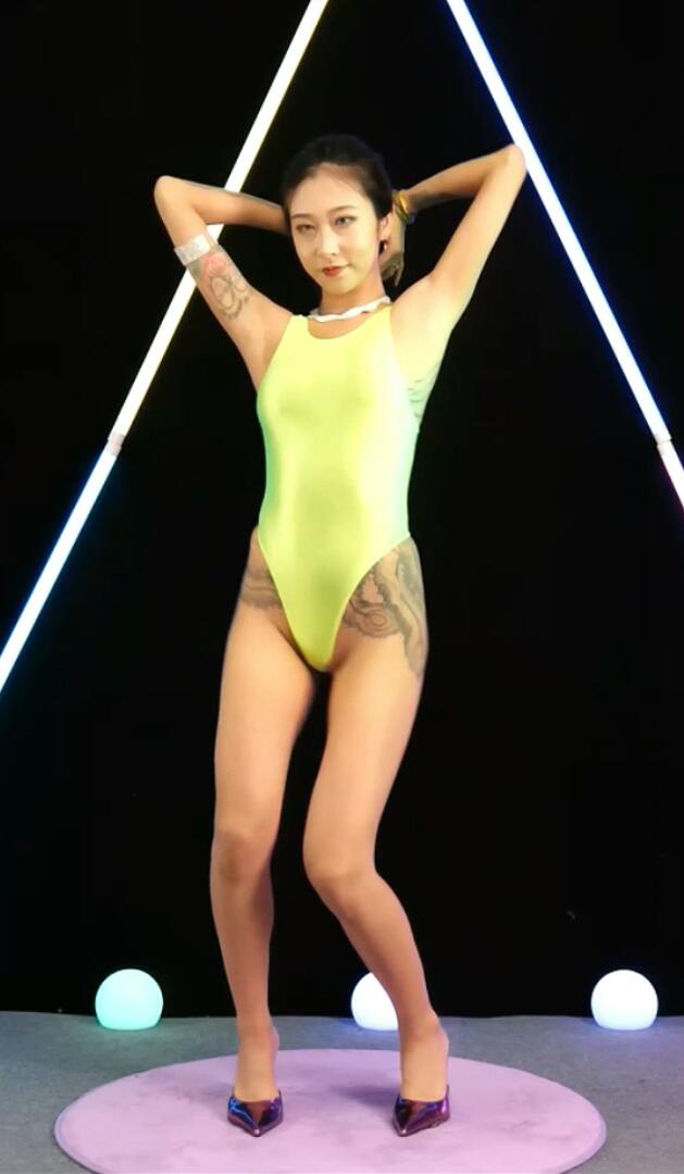 魔丽舞社 青瑶1期05漂亮纹身性感热舞 横板