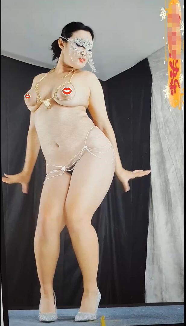 纱姬舞团 杀鸡娜娜 2弹06绝版精品娜娜旺盛黑毛 一身肥油淫肉