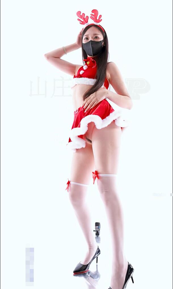 娜娜性感舞蹈摩托摇 圣诞装—裙底真空但看到的太少了